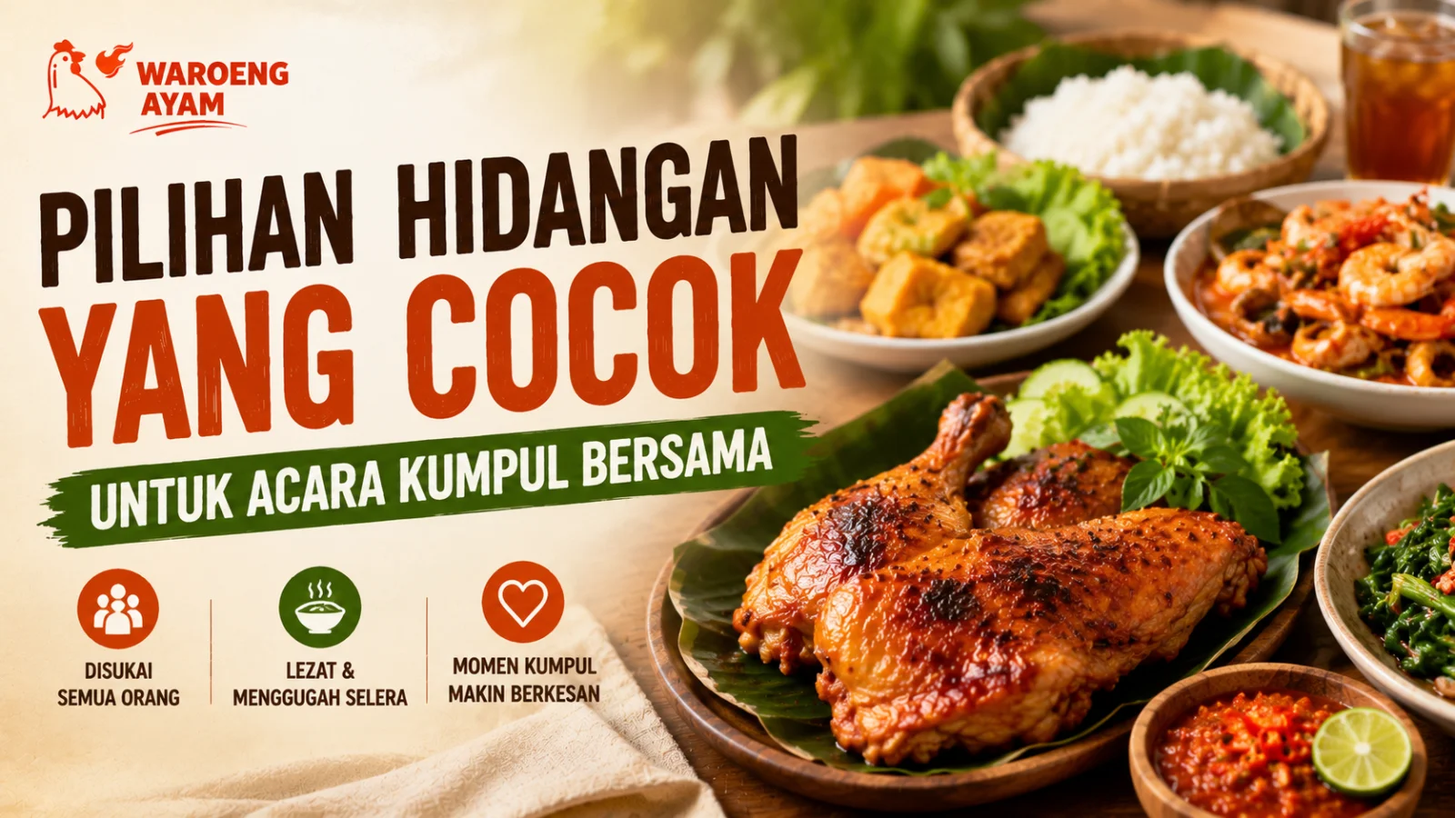 Pilihan Hidangan yang Cocok untuk Acara Kumpul Bersama
