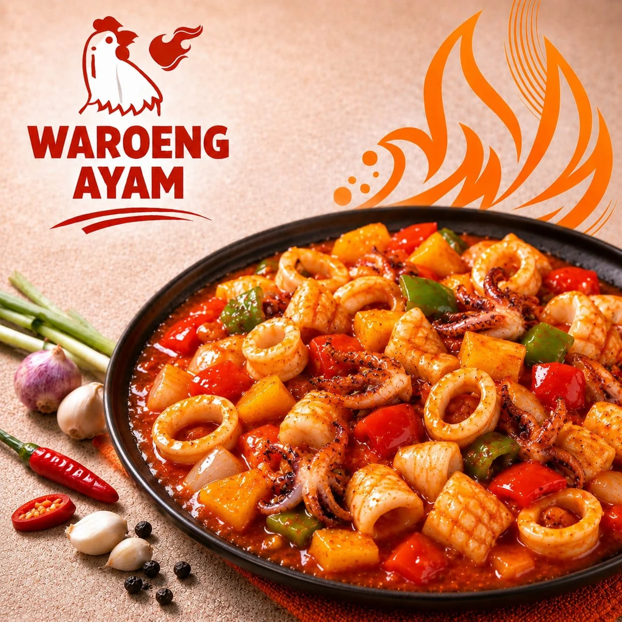 Cumi Asam Manis